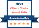 Avvo Clients' Choice Award 2020 | Stephanie Jane Hahn